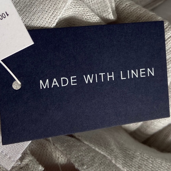 GAP Linen Blend Belted Cardigan NWT - Picture 7 of 7